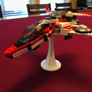 Flight/Display Stands (Brick System Compatible - Various Styles) - Custom 3D Printed