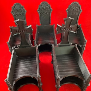 Bandejas de deck de cemitério compatíveis com Fury of Dracula™ - impressas em 3D personalizadas