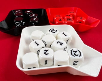 Stackable Game Bits Trays with Funnel