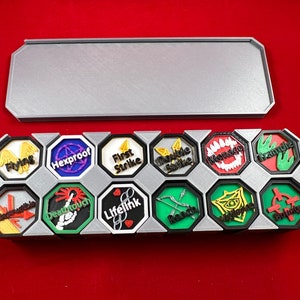 Palabra clave: Set de contadores compatible con Magic the Gathering™ y otros juegos. Fabricado a medida e impreso en 3D.
