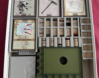 Warfighter WW2 Pacific Combat Compatible Game Organizer and Soldier Trays