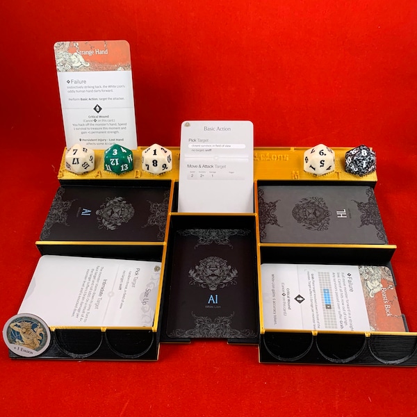 Kingdom Death Monster™ compatible Gear Grid/Monster Tray/Token Holders/Card Trays - Custom 3D printed