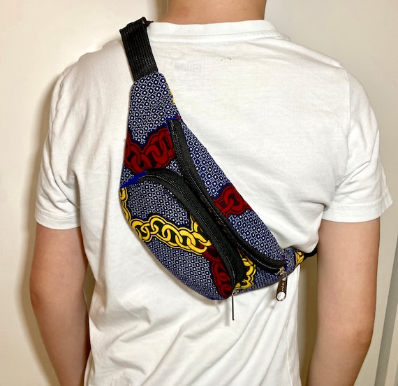 Blue/Red Patterned Bumbag Blue/Red Patterned Bumbag