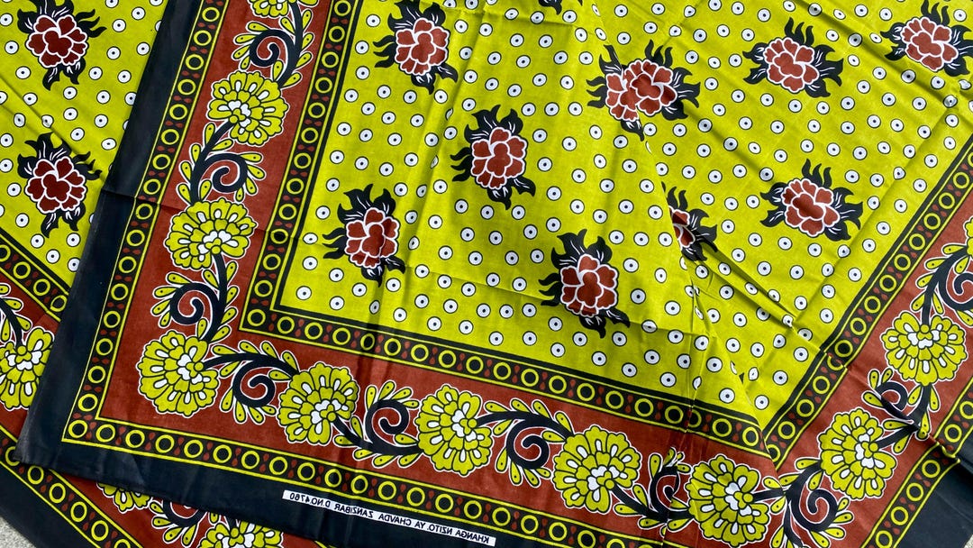 Zanzibar Khanga, African Fabric: Khanga Nzito 