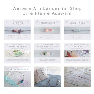 Gemini Zodiac Bracelet * Birthstone Month Stone * Lucky Charm * Energy Jewelry Talisman * Gemstones set in 925 Sterling Silver image 10