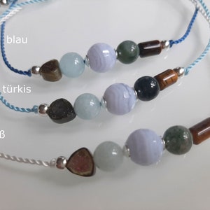Gemini Zodiac Bracelet * Birthstone Month Stone * Lucky Charm * Energy Jewelry Talisman * Gemstones set in 925 Sterling Silver image 6