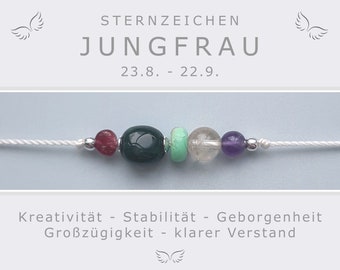 Bracelet Zodiac Sign Virgo * Birthstone Virgo Stones * Lucky Bracelet Zodiac Sign * Lucky Jewelry Talisman * Jewelry Zodiac Sign