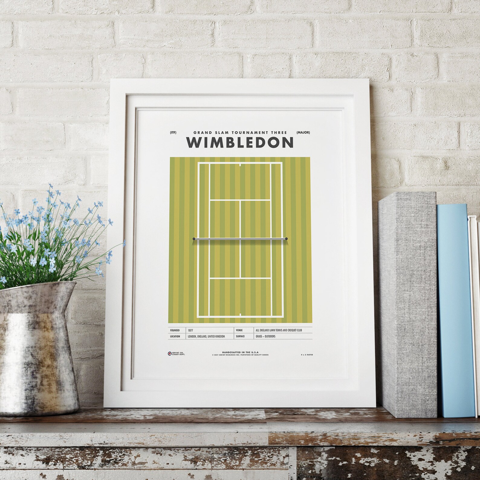 Wimbledon Grand Slam Wall Art Printable Tennis Wimbledon - Etsy