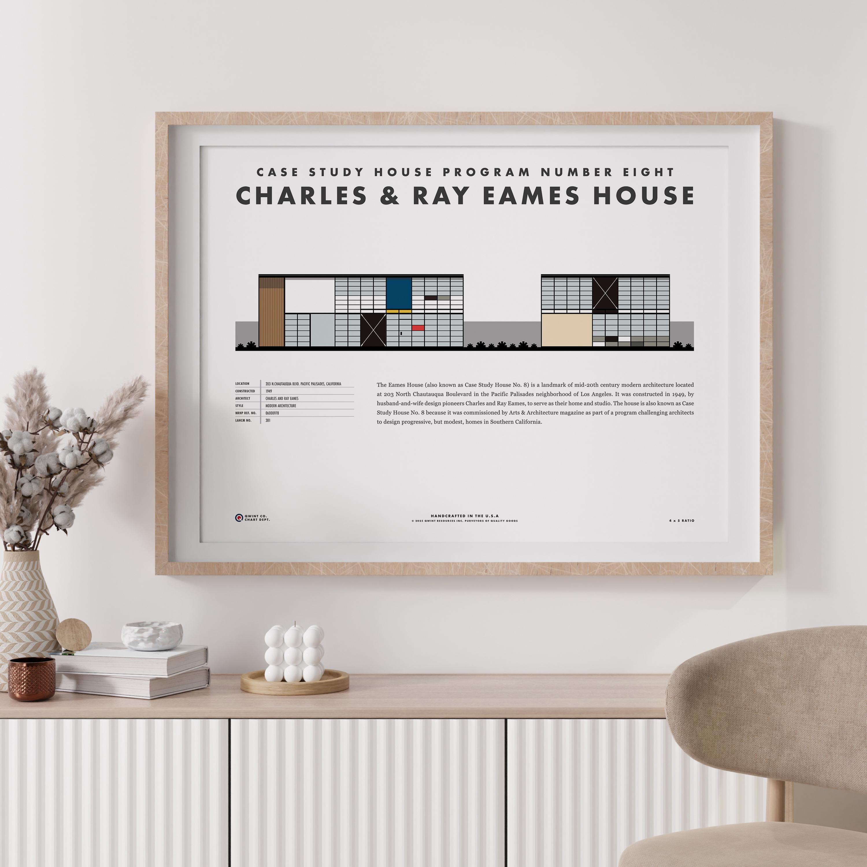Eames House Poster Digital Download 5 Sizes - Etsy