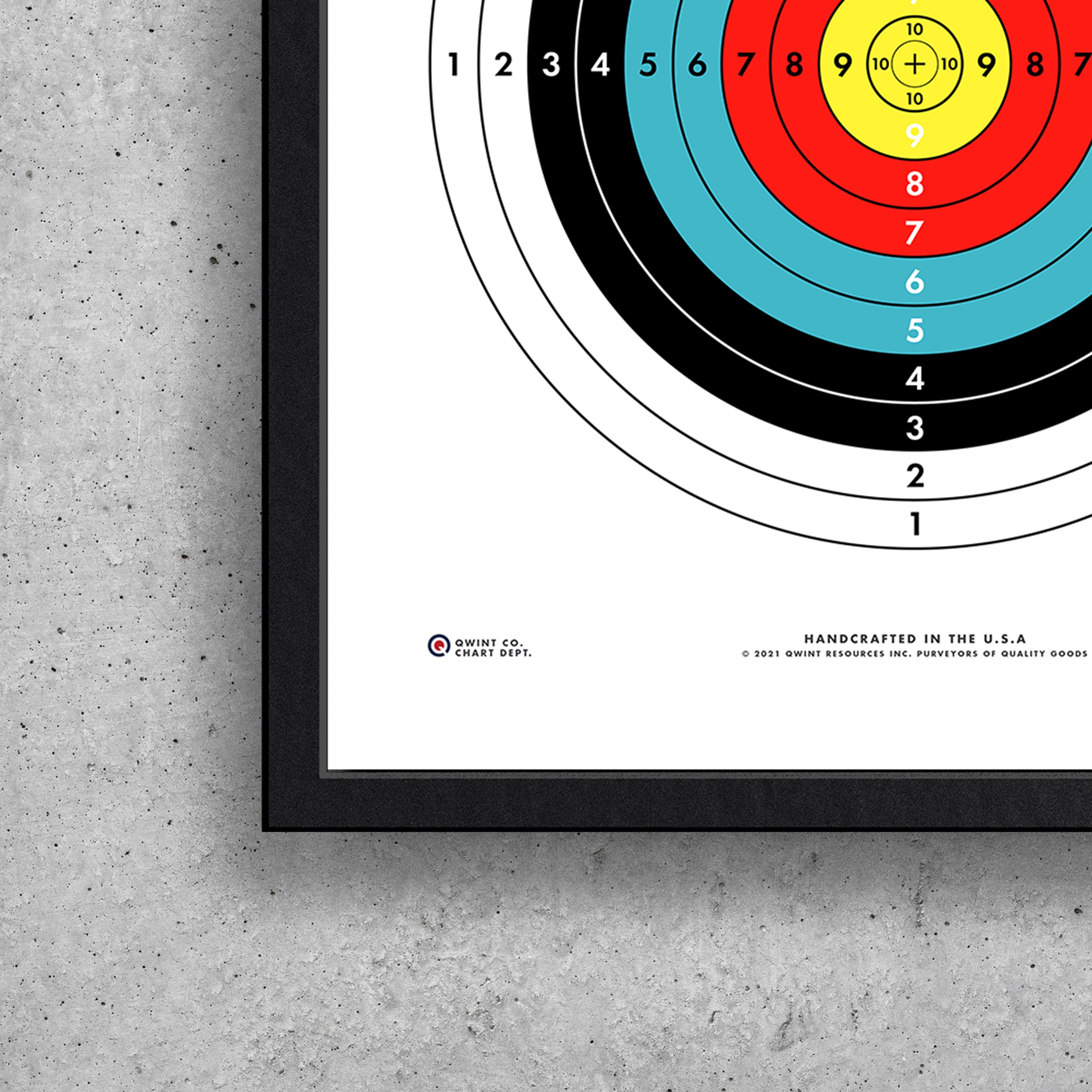 Archery Target Wall Art Printable Archery Art Archery Etsy
