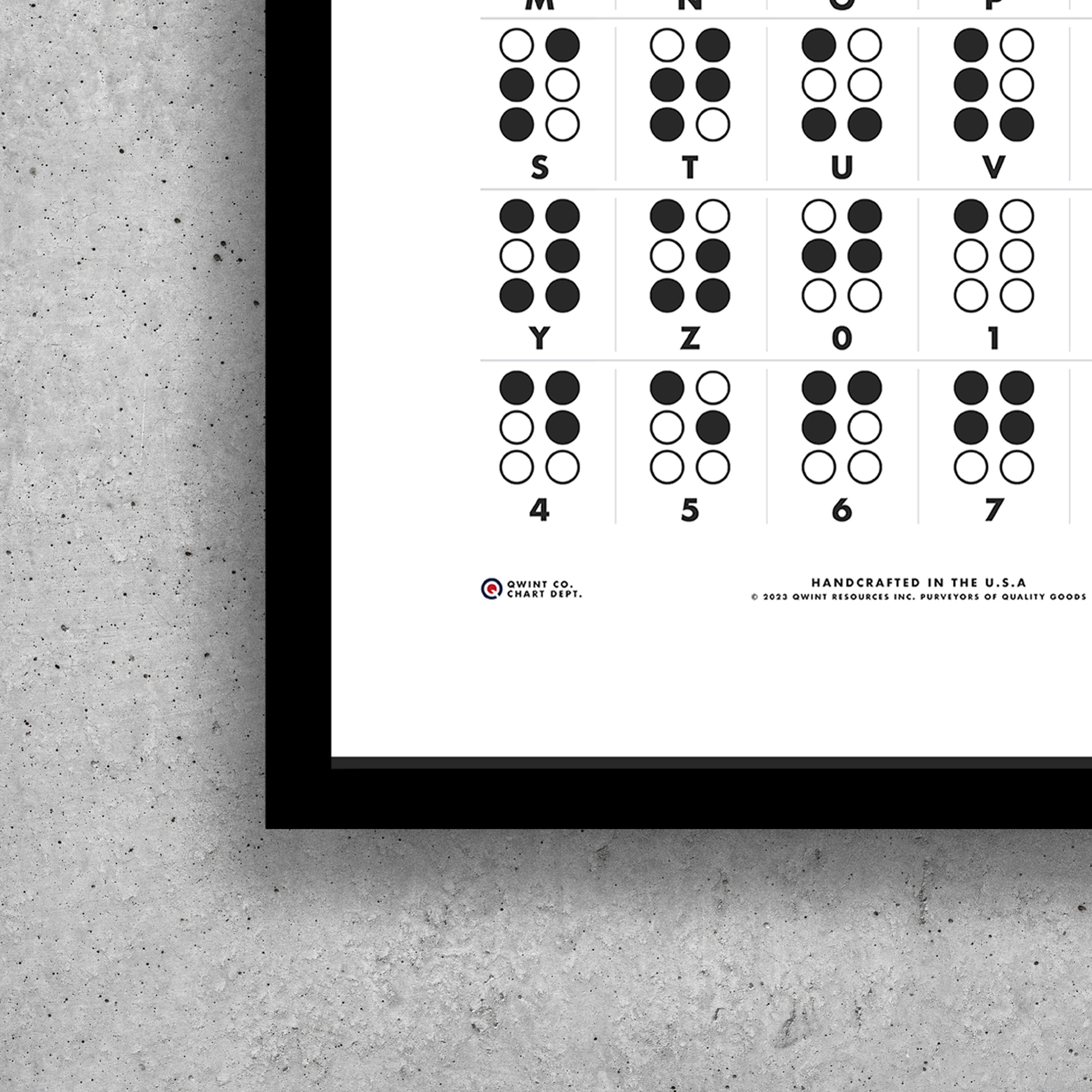 Kubik Lettere Pantry Sign, ADA Compliant Design Moderno Targa Porta con Grado 2 Braille per Sala dispensa con nastro biadesivo 3M