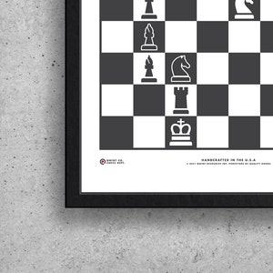 Bobby Fisher Game of the Century Wall Art Printable Chess Chess Lovers Chess Decor The Queen's Gambit Chess Poster Chess Art image 10