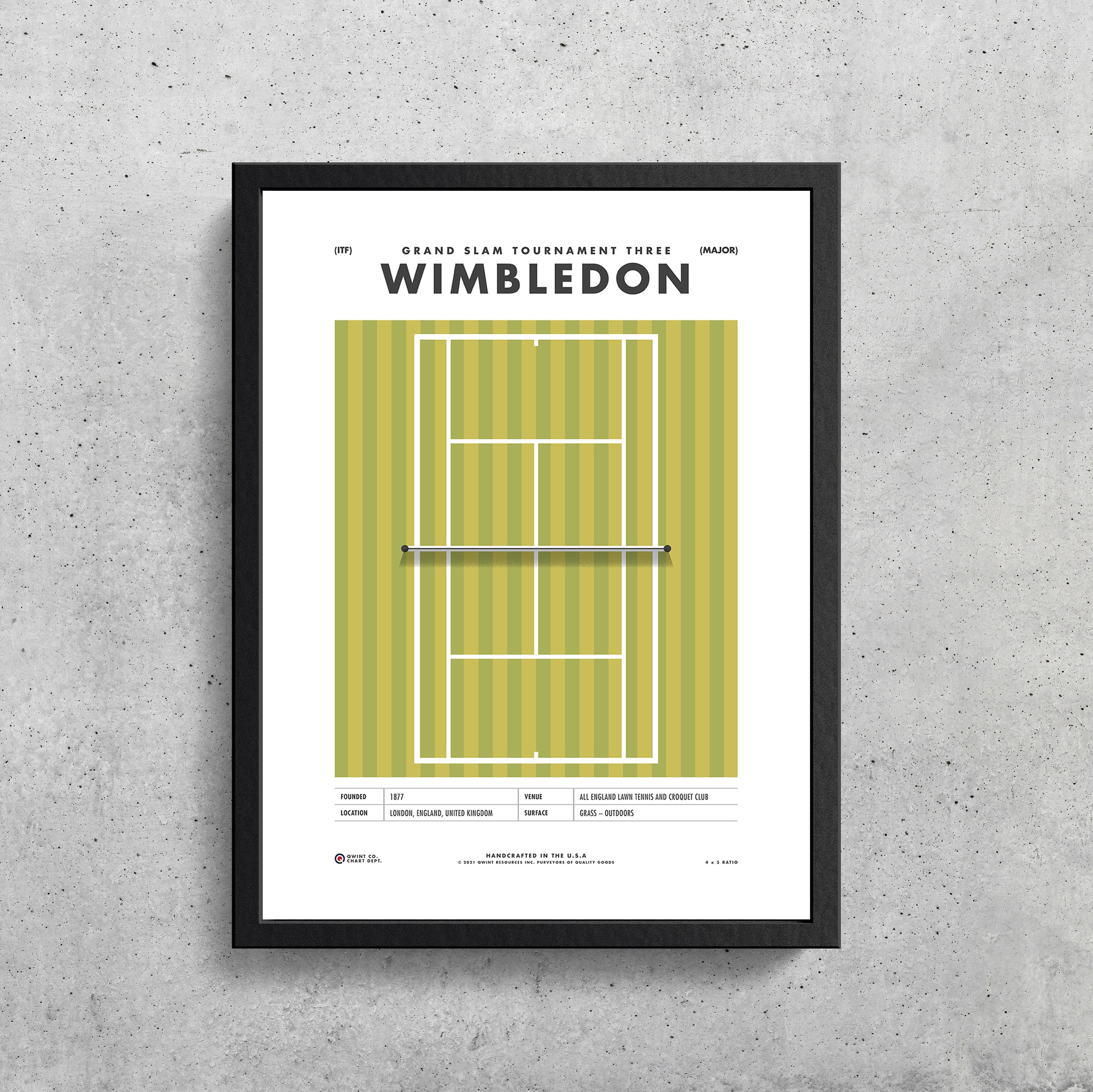 Wimbledon Grand Slam Wall Art Printable Tennis Wimbledon | Etsy