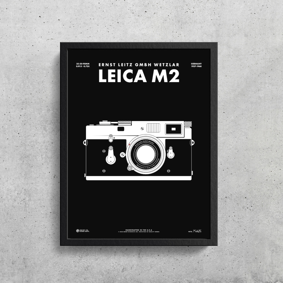 Leica M2 Rangefinder Camera Print, Vintage Photography Art - Etsy