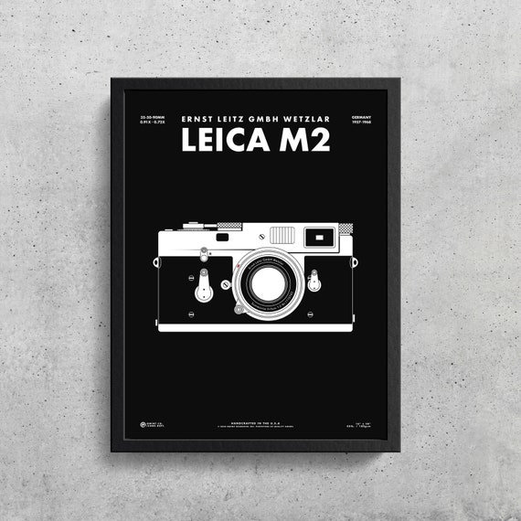 Leica M2 Rangefinder Camera Print, Vintage Photography Art - Etsy