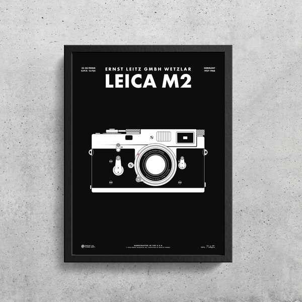 Leica M2 Wall Art Printable | Leica Camera | Photography | Analog Photography | Film | 35mm | German Cameras