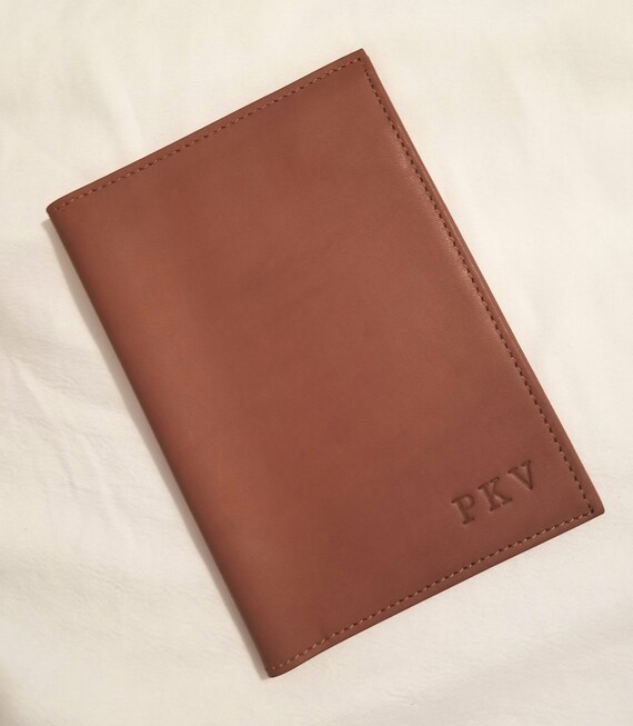 Personalized Leather Passport Cover Etsy