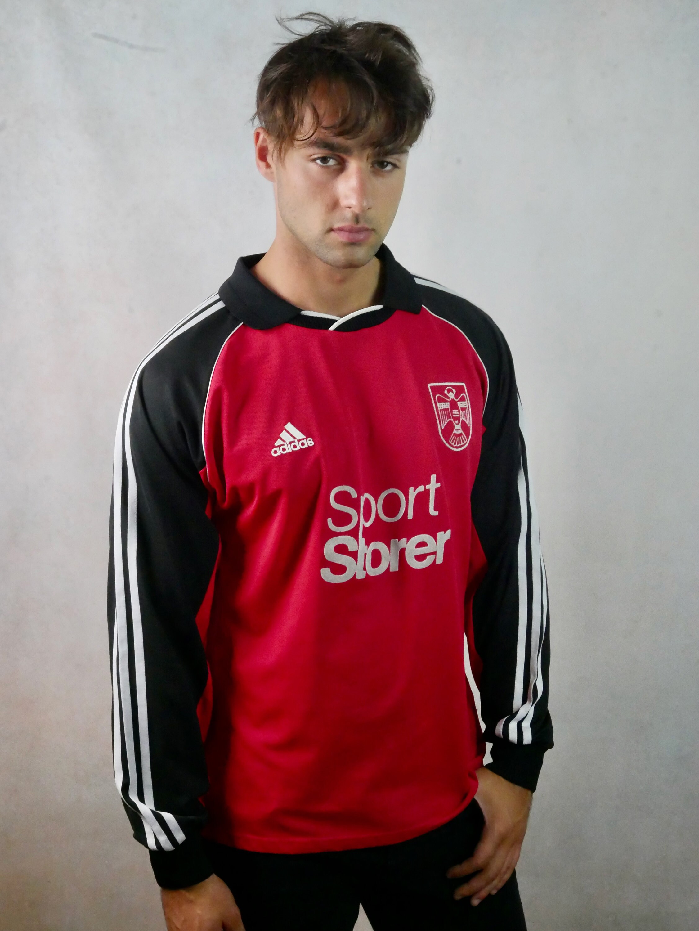 Blank Red Goalkeeper Kid Jersey