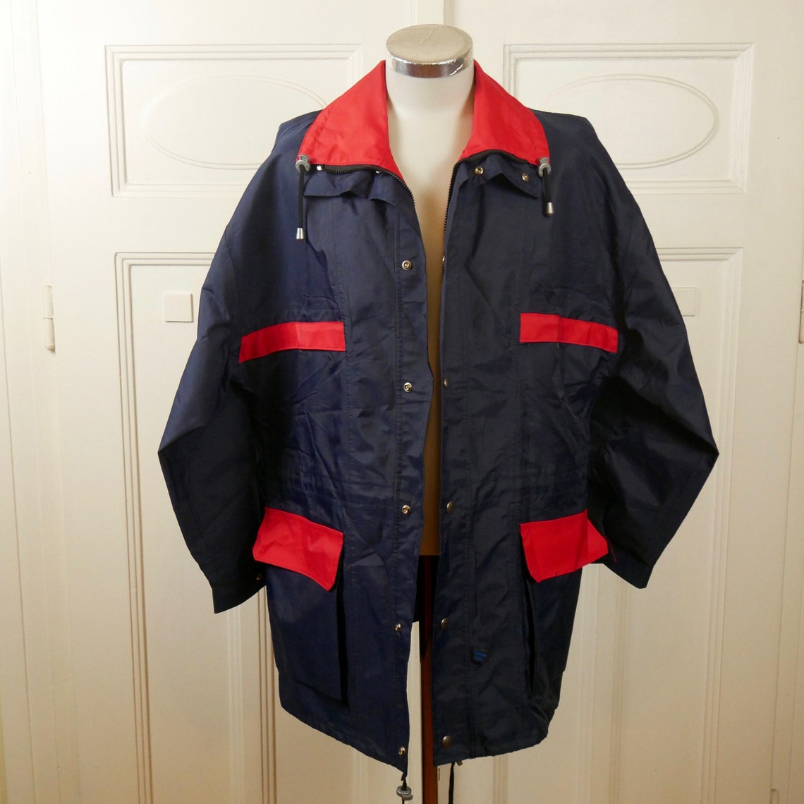 1990s Utility Jacket European Vintage Workmans Dark Navy Blue | Etsy