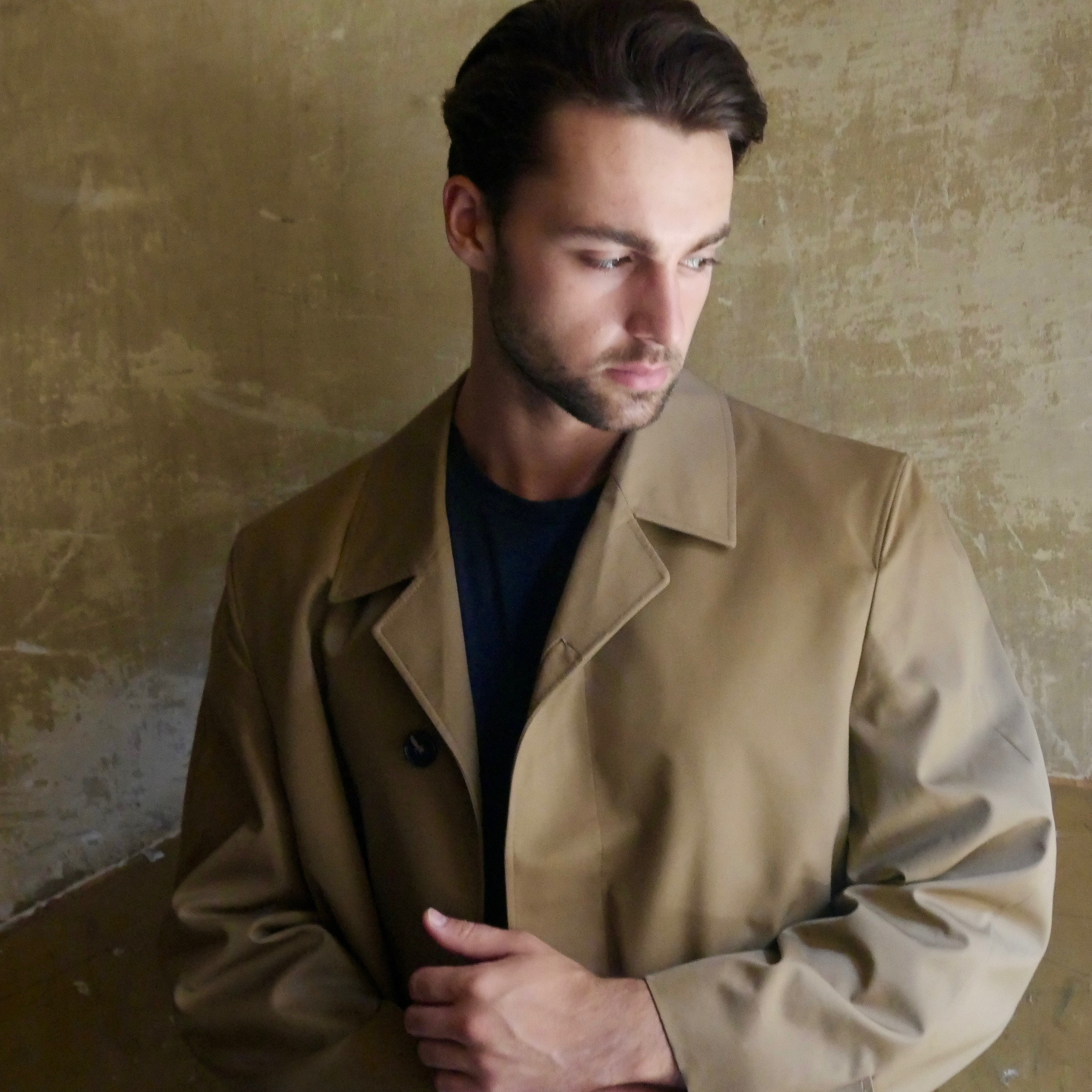 【サト】Germany Longcoat Vintage 1960s Vintage Trench Coat, Classic German High-quality Water