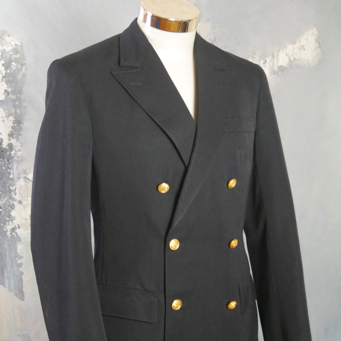 1960s German Navy Jacket Vintage Military Naval Officer's - Etsy