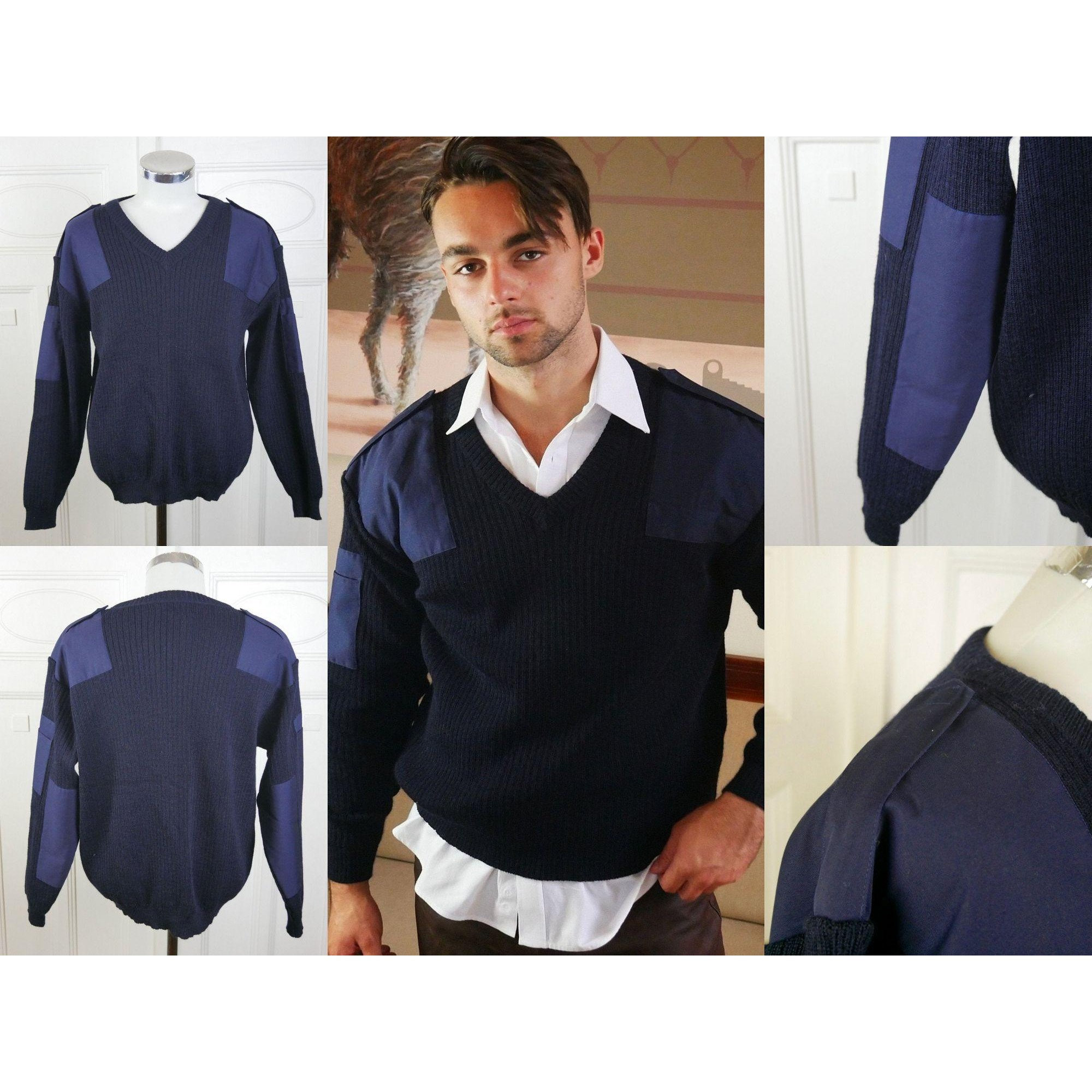 Navy Military Jumper Etsy Ireland