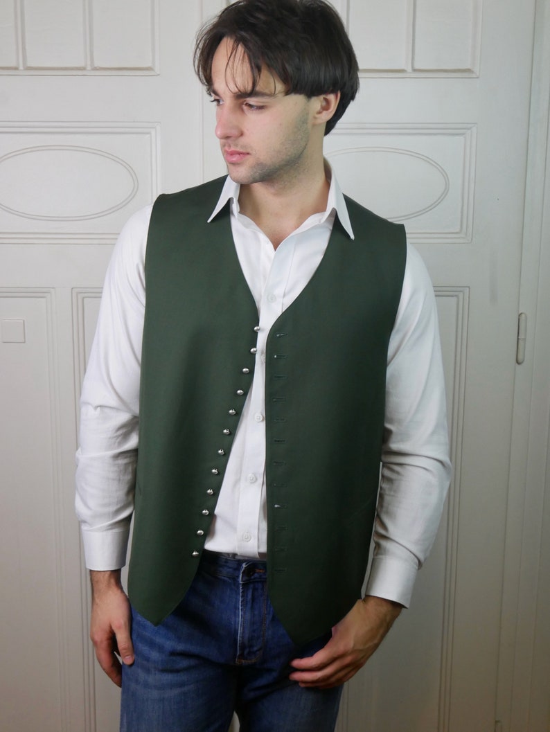 Wool blend vest (6162)