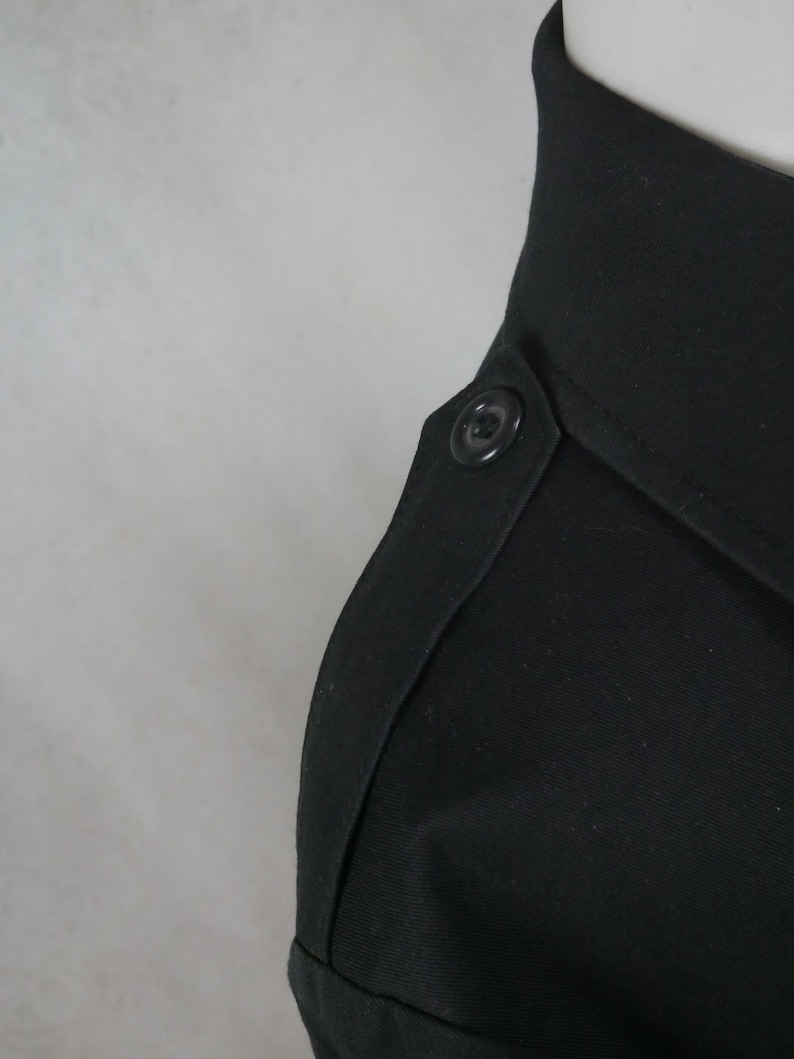Black Trench Coat 90s European Vintage Belted Long Duster - Etsy