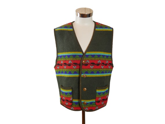 Sarraceno Short Vest Olive Green