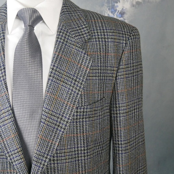 Grey outlet houndstooth blazer