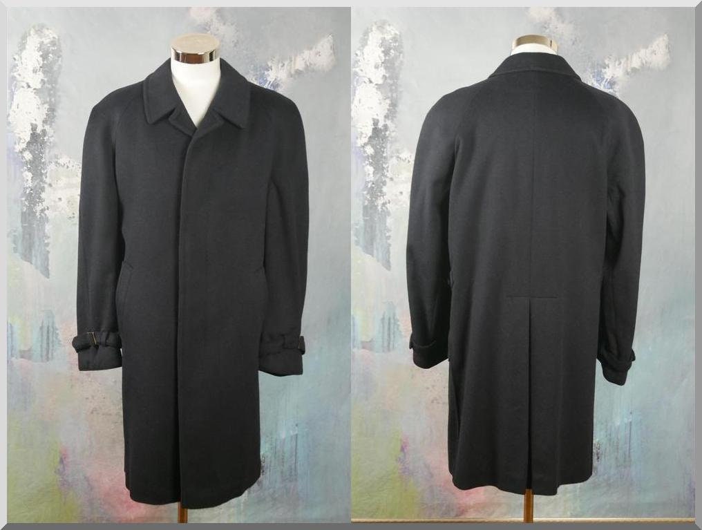 Loden Wool Coat Dark Navy Blue Austrian Vintage Men's - Etsy