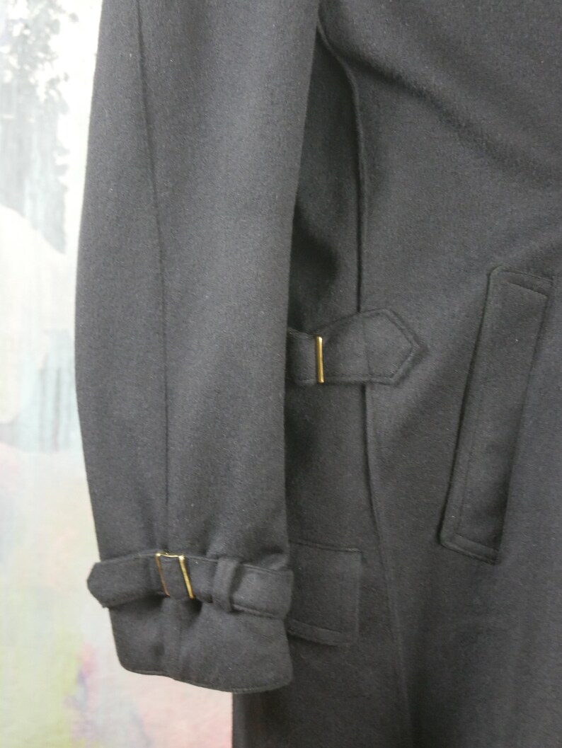 50 USUK Loden Wool Coat Size XXXL Dark Navy Blue Austrian Vintage Men/'s Winter Retro Overcoat