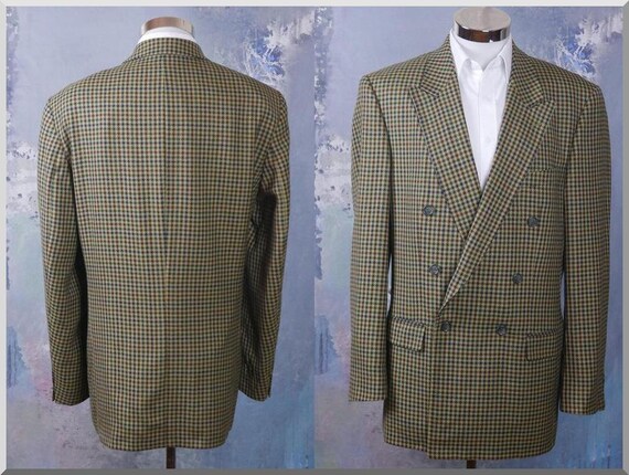 vintage houndstooth blazer