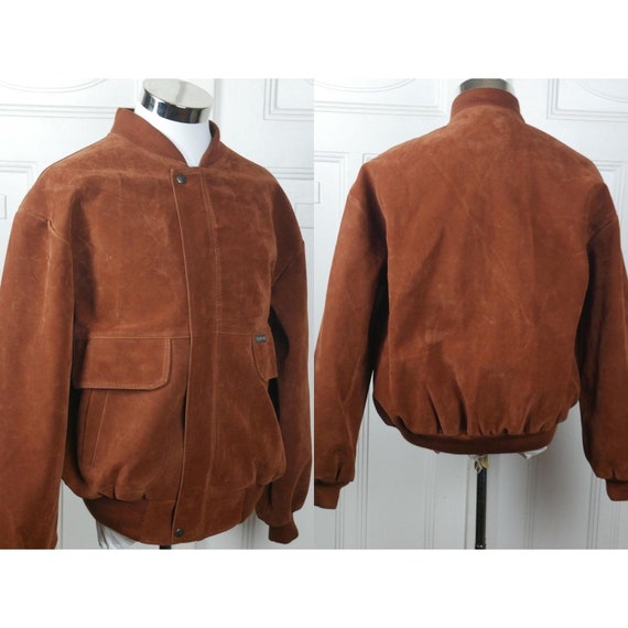 Faux Suede Jacket 90s Italian Vintage 