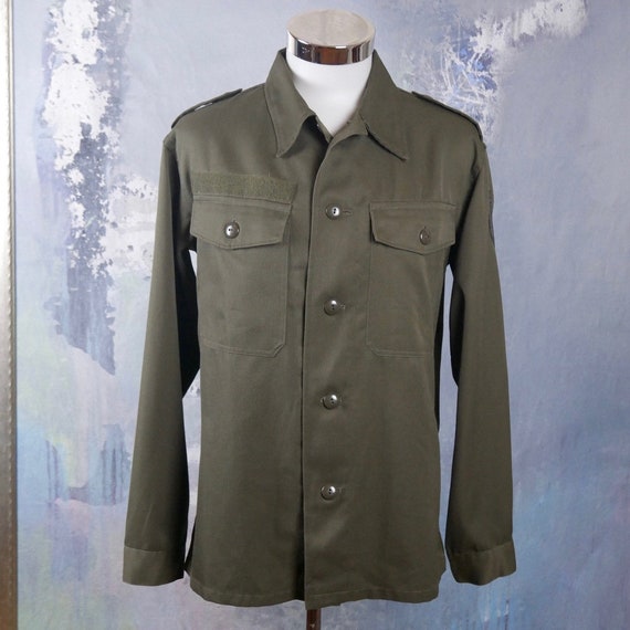 Genuine Austrian Army Shirt M65 O.D Military Combat Long Sleeve Olive