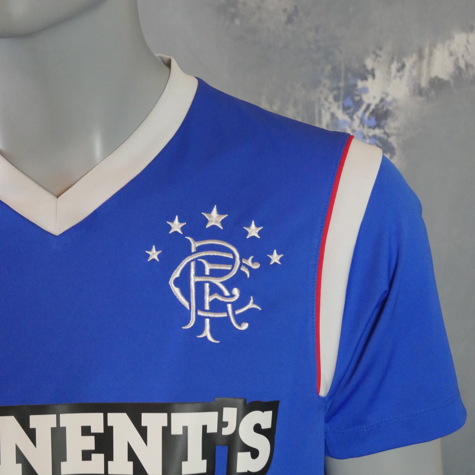 1990s Umbro Glasgow Rangers Football Club Sport Shirt Blue V | Etsy