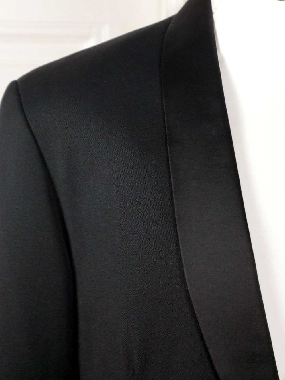 1960s Tuxedo Jacket European Vintage High-quality Lightweight | Etsy