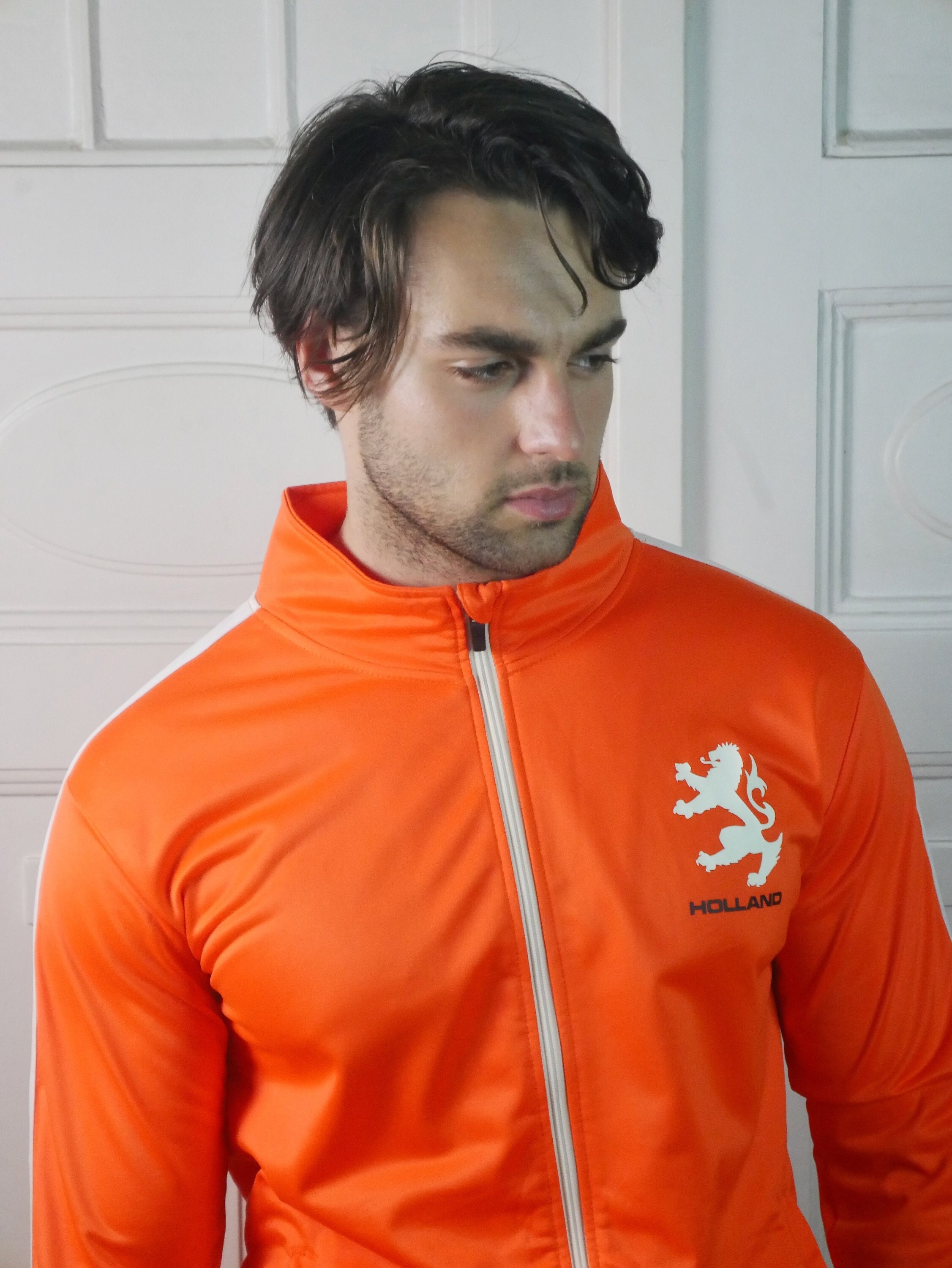 Orange track jacket clearance