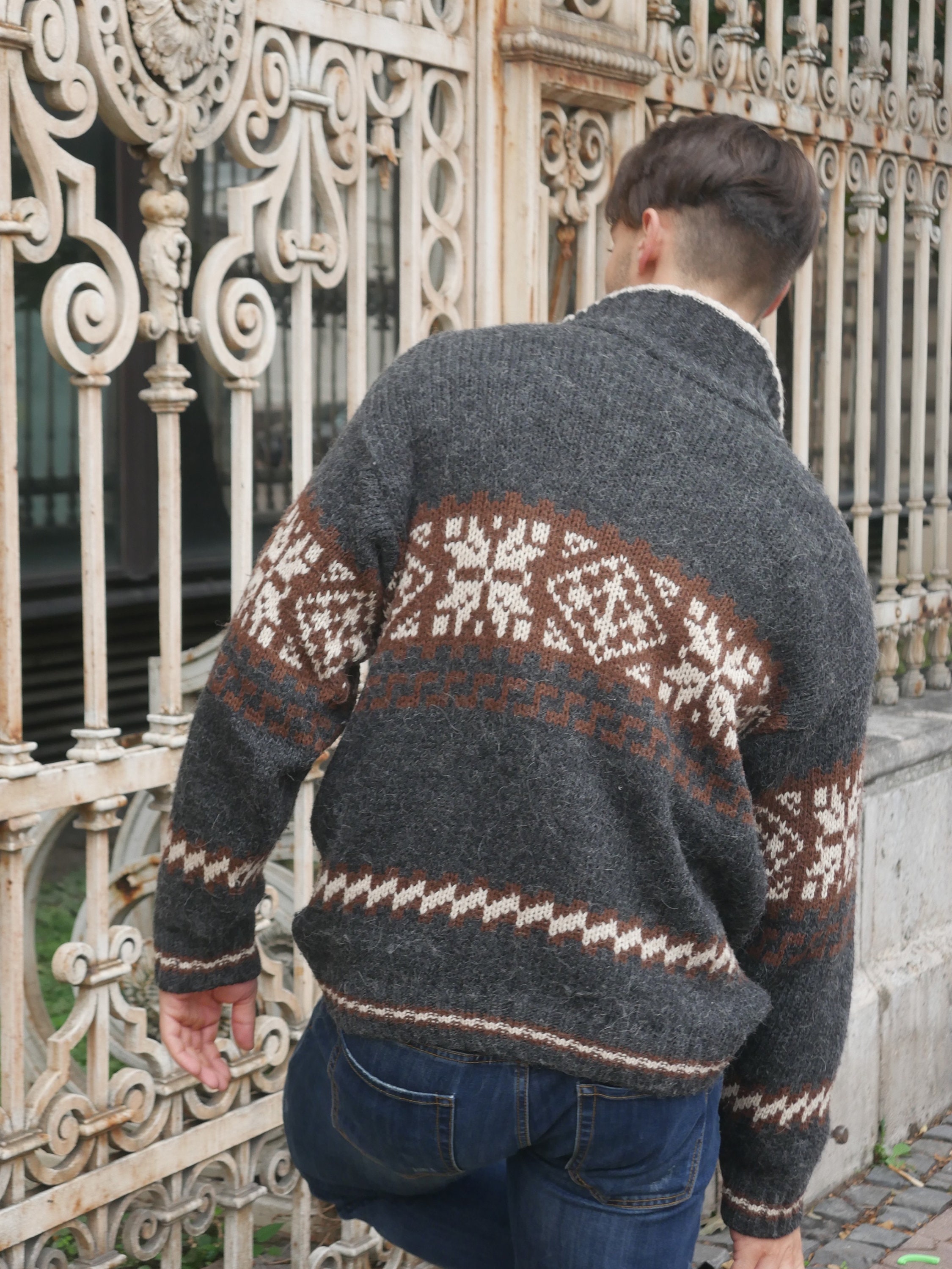 1990s Vintage Gray Wool Sweater Soft Warm Winter Alpaca Blend - Etsy