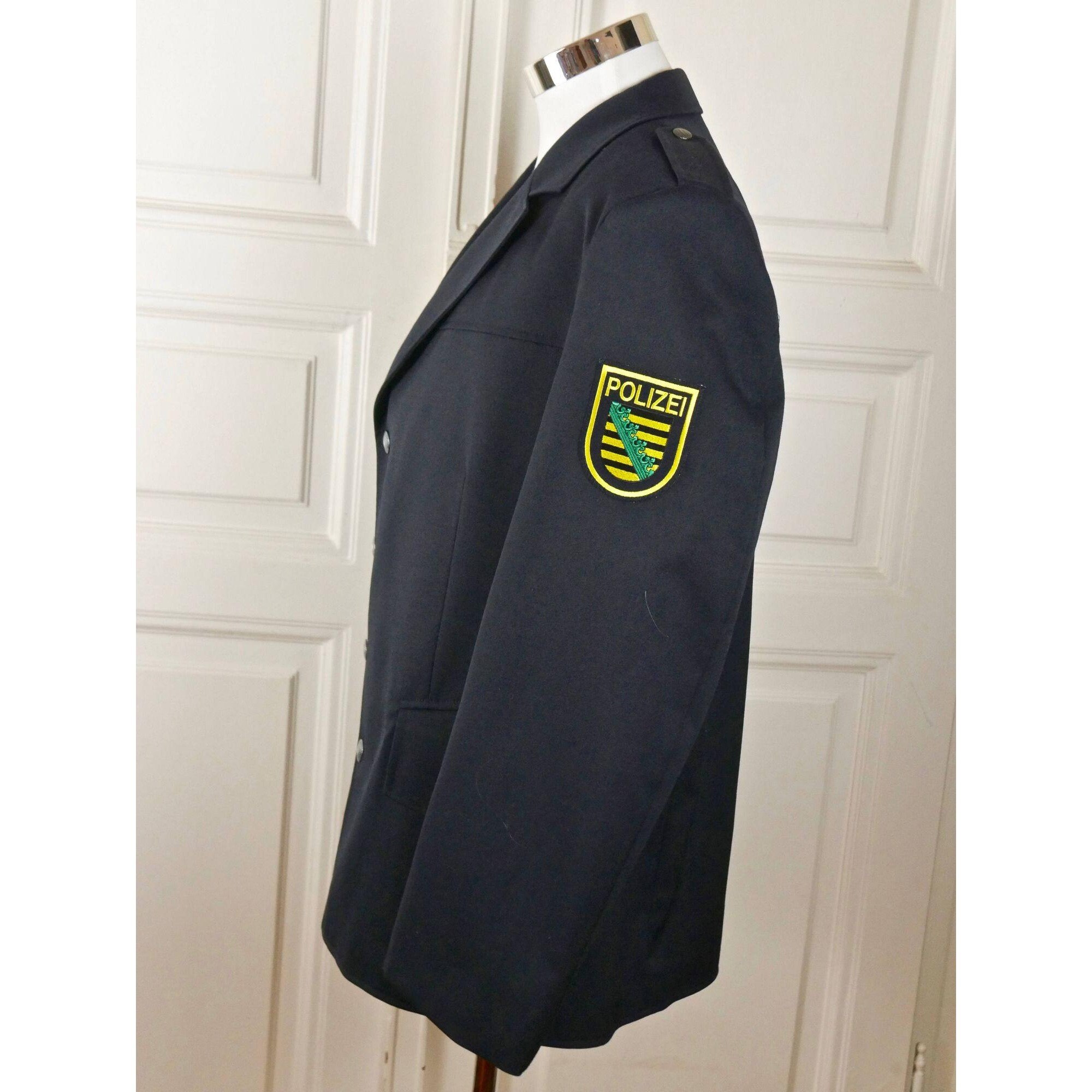 豊富な商品から Police Jacket, Military Saxony Vintage German 90s Blue Navy ジャケット・アウター