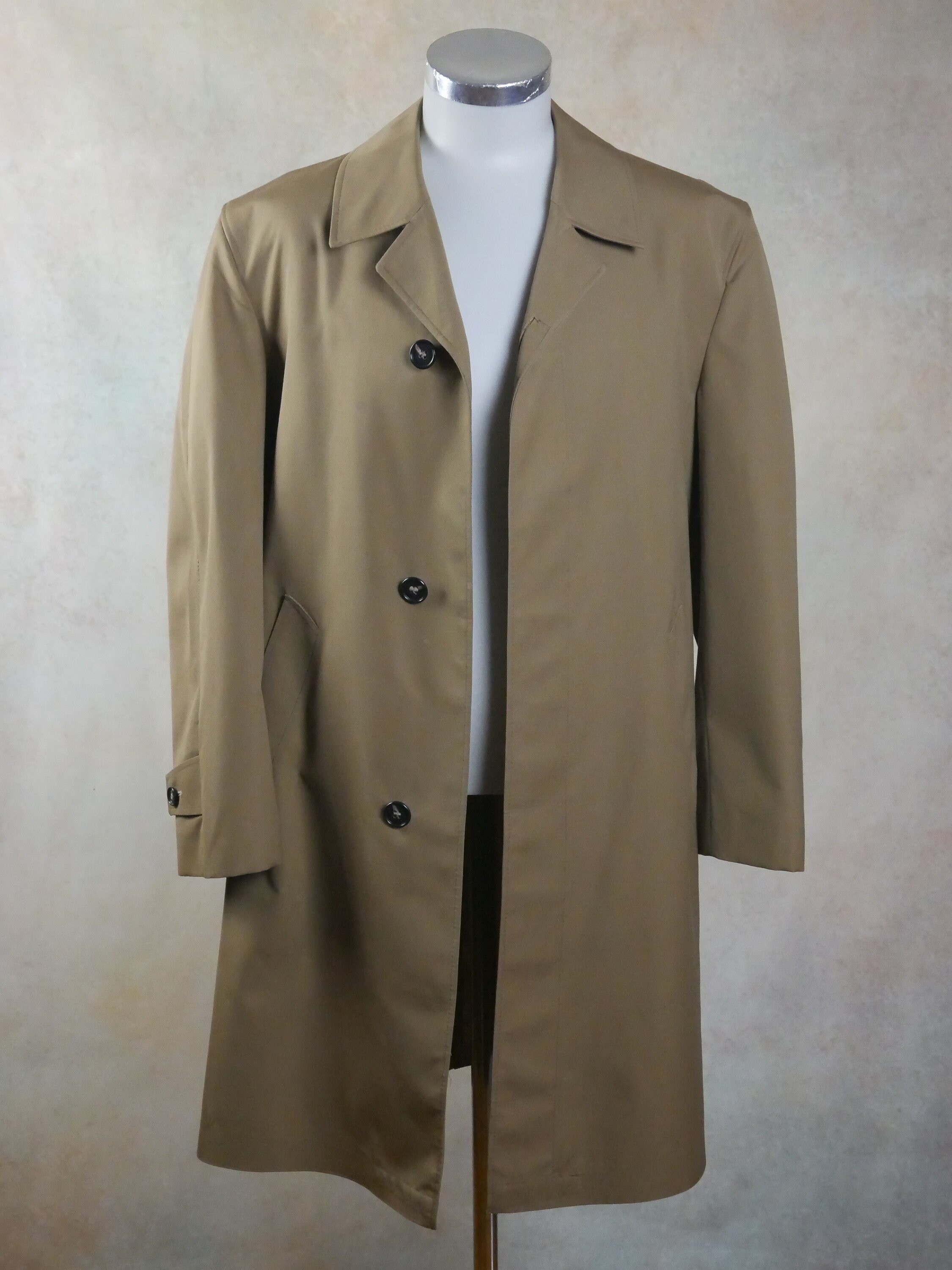 【サト】Germany Longcoat Vintage 1960s Vintage Trench Coat, Classic German High-quality Water