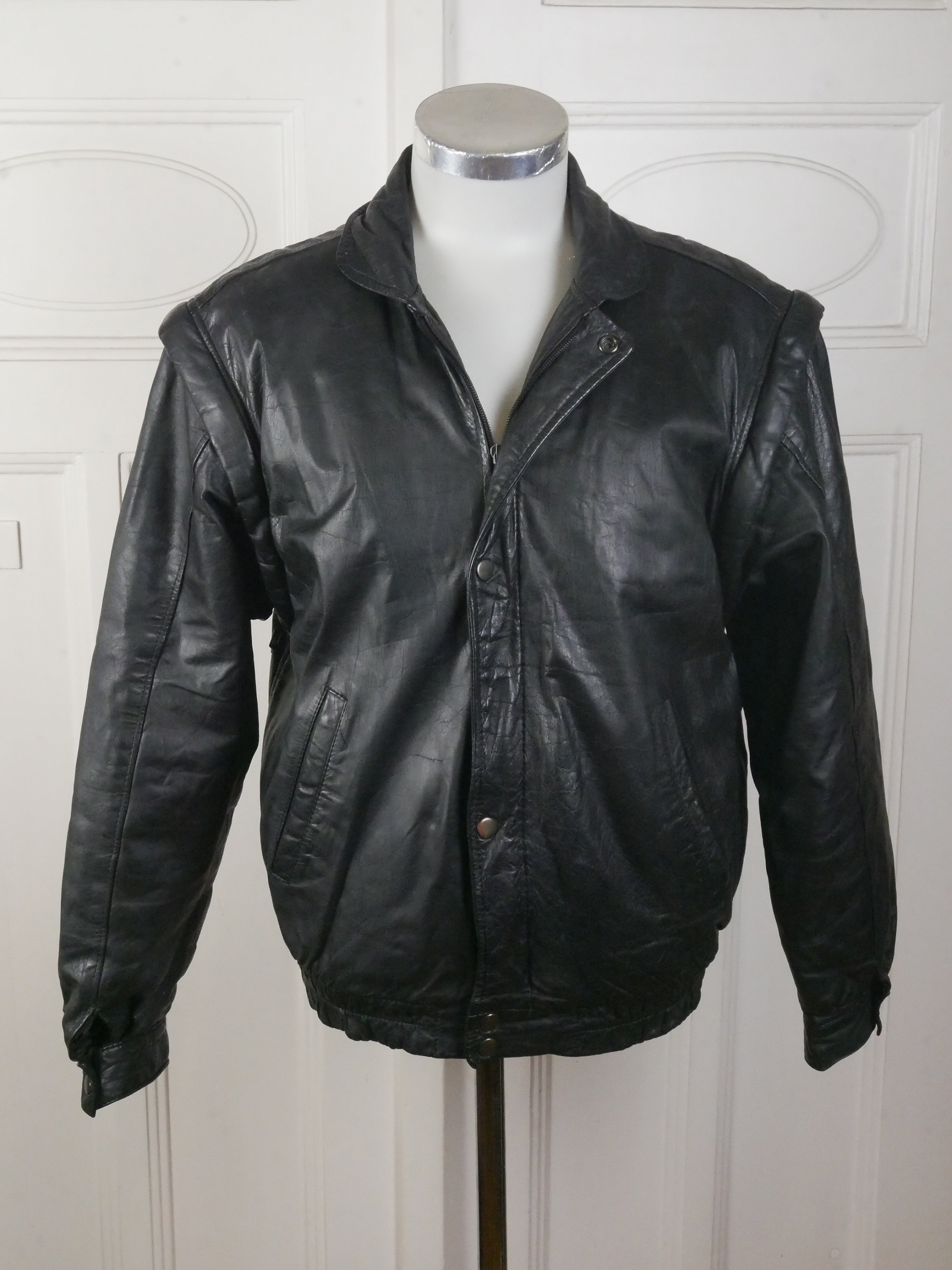 how to polish black leather jacket