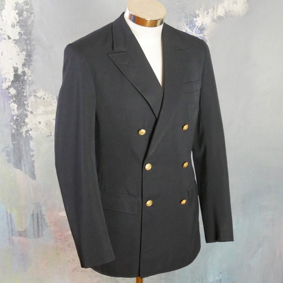 1960s German Navy Jacket, Vintage Military Naval … - image 10