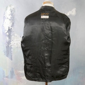 Swedish Vintage Black Leather Jacket: Size Large 40 to 42 - Etsy