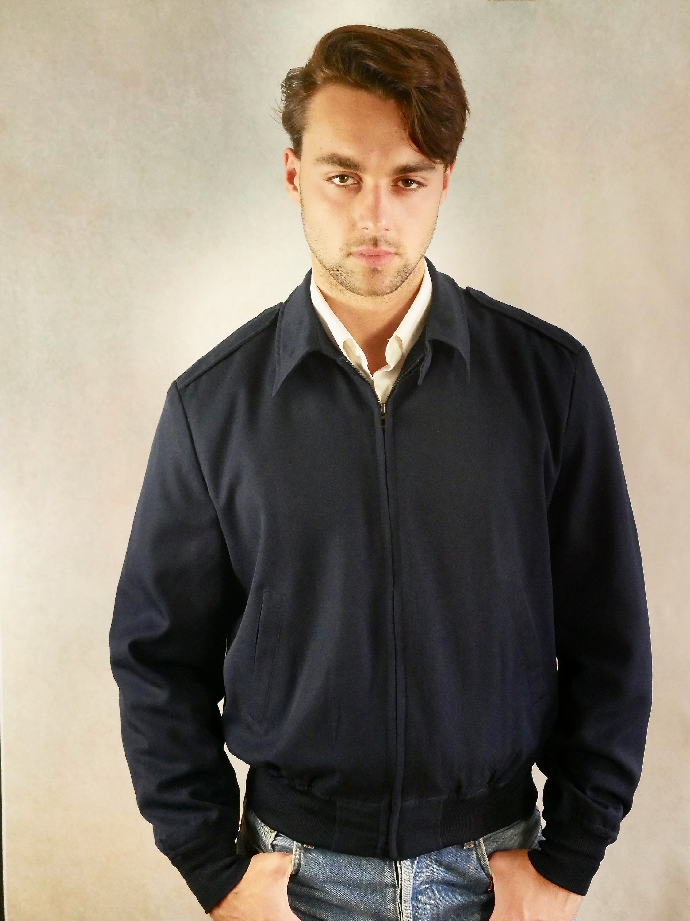 80s Vintage Air Force Jacket, Dark Navy Blue Cropped Military Coat: Size 40 to 42 US/UK - Etsy 80s Vintage Air Force Jacket, Dark Navy Blue Cropped Military Coat: Size 40 to 42 US/UK - Etsy