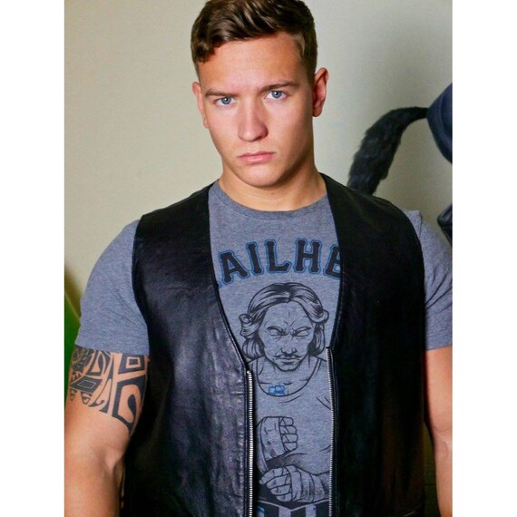 Perforated Leather Vest – UNKNOWN Industries