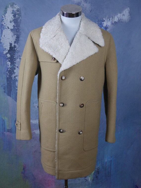 Men's rancher cheap sheepskin coat