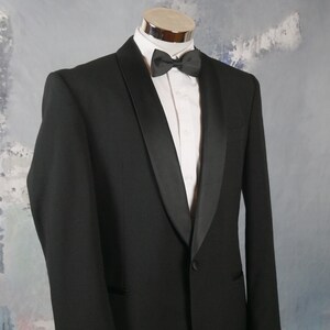 Tuxedo Jacket Danish Vintage Lightweight Wool Blend Dinner / - Etsy