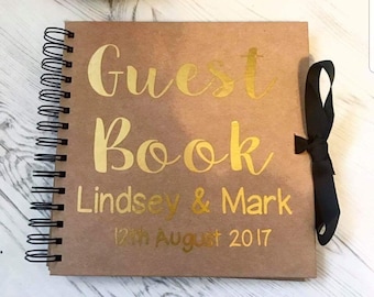 Vinyl Sticker DIY Wedding Guest Book