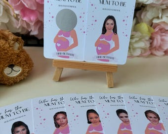 Printed Baby Shower Scratch Off Game: Mum To Be Party Game